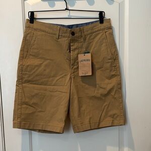 L.L. Bean Men's Khaki Flat Front Shorts